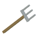 A pitchfork, the sign of Farmhand.